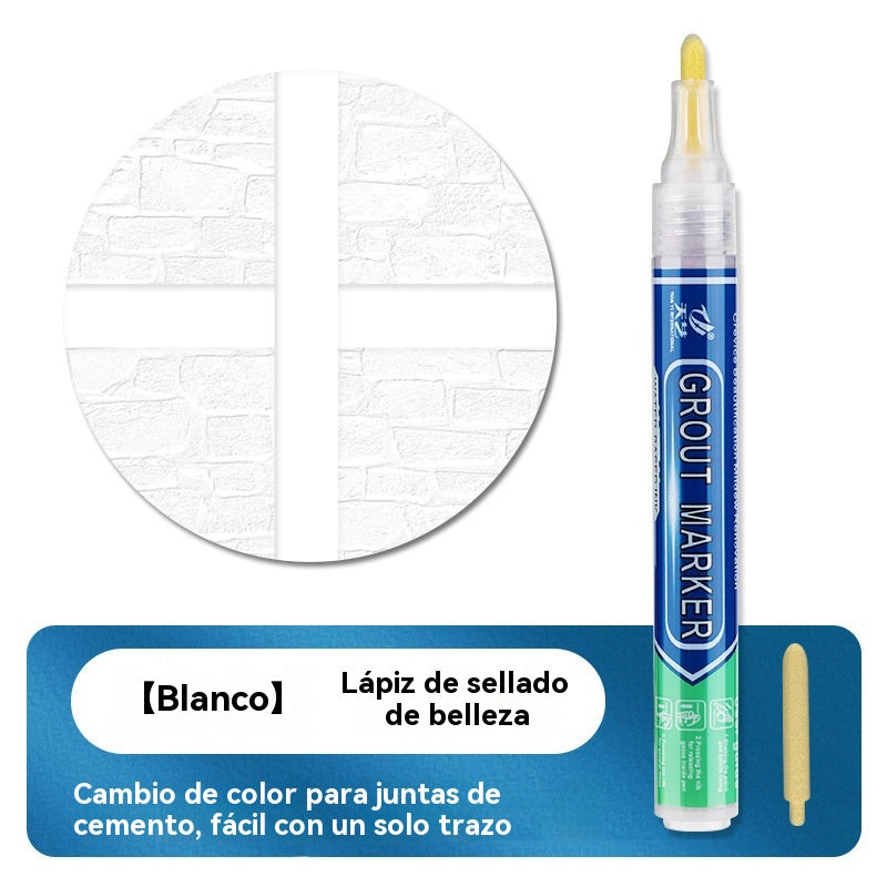 【Compra 1 y llévate 3 gratis】🔥Lápiz para lechada de baldosas de cerámica resistente al moho y al agua