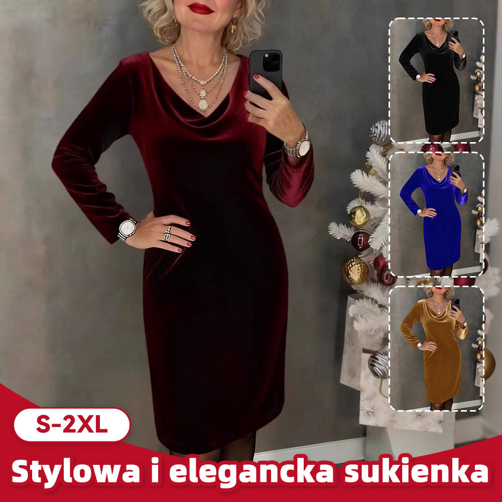 ✨ Zamatové šaty 2026 | Dlhé rukávy | Sexy a elegantný štýl ✨
