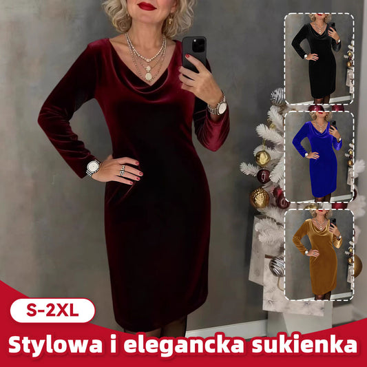 ✨ Zamatové šaty 2026 | Dlhé rukávy | Sexy a elegantný štýl ✨