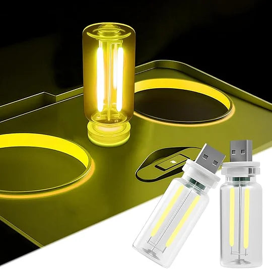 【50% de descuento】【Compra 1 y lleva 1 gratis】Luz nocturna USB para coche