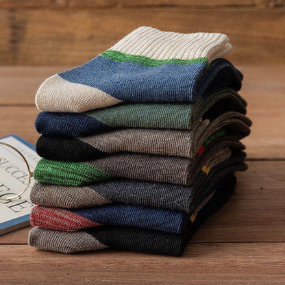 😍🧦【10 párov】Jesenné a zimné antibakteriálne, dezodoračné a teplé vlnené ponožky