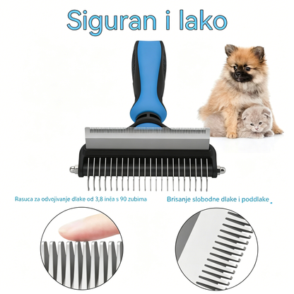 🐾 Profesionalni alat za uklanjanje mrtve dlake sa pasa i mačaka: nježan, učinkovit i dom bez dlaka ✨💖