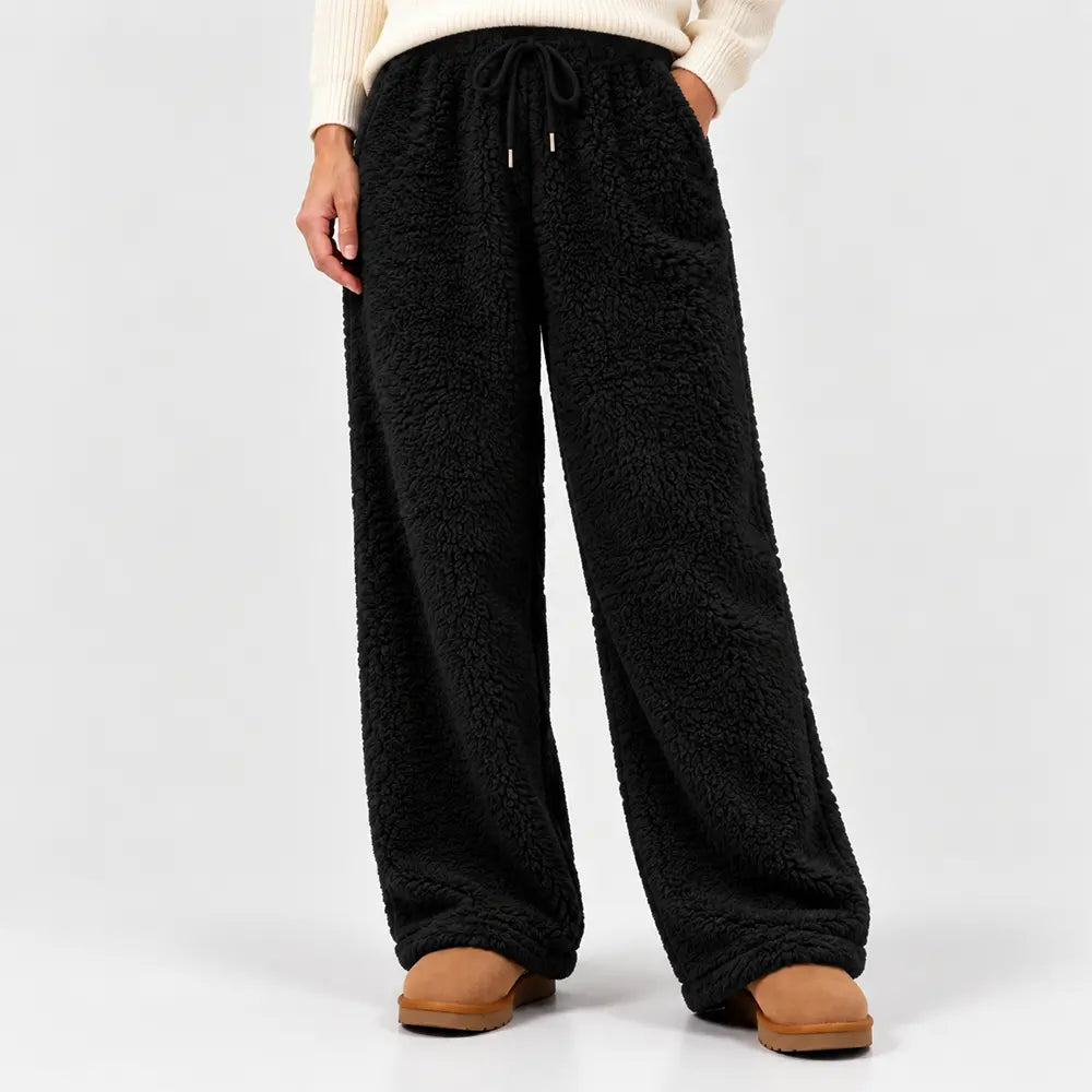 Descuento del 50 %【S-3XL / 6 colores】Pantalones de felpa lisos y elegantes para otoño e invierno