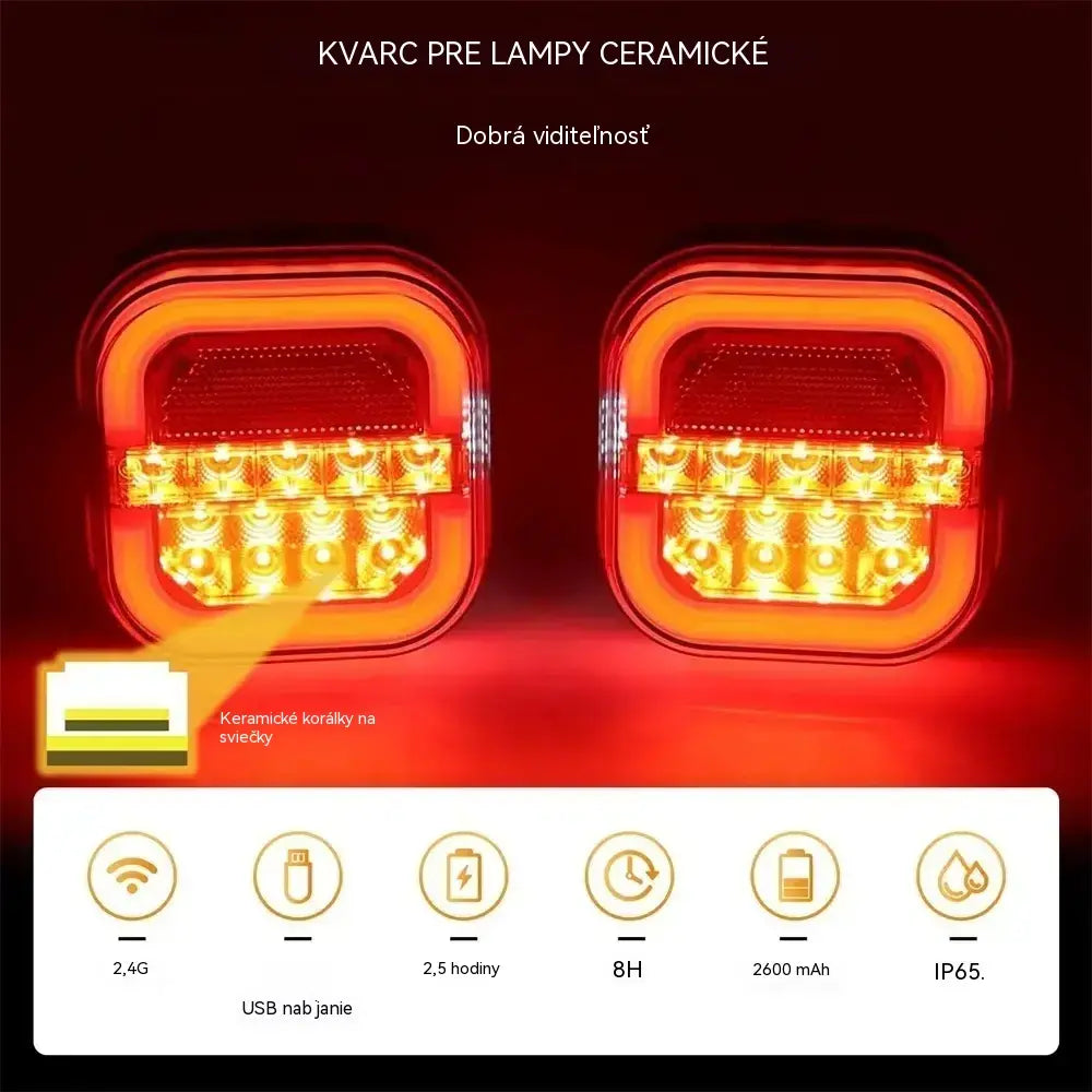 🚦【Univerzálne 12 V / 24 V】🚦 LED svetlo na príves