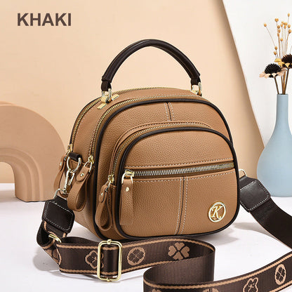 💟【ZĽAVA 50 %】👜2025 Nová malá štvorcová veľkokapacitná prenosná taška/taška na messenger