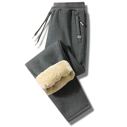 👖Zimné pánske ležérne teplé tepláky zo zahustenej jahňacej vlny