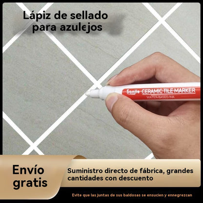 🔥【Paquete de 2】Lápiz para lechada de baldosas de cerámica resistente al moho y al agua