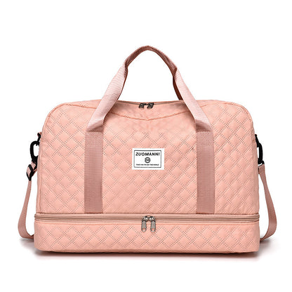 🔥 Elegante bolsa de viaje de gran capacidad con diseño de separación para uso húmedo y seco, adecuada para yoga y fitness