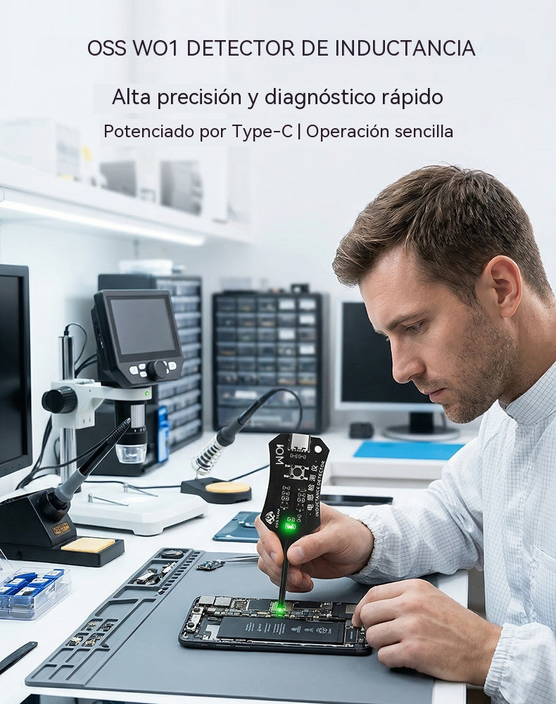 🧰🚗 Probador de inductancia OSS, una herramienta de prueba para la reparación de teléfonos móviles.