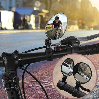【Compra uno y llévate otro gratis】🚴🏍️Espejo retrovisor giratorio de 360 grados