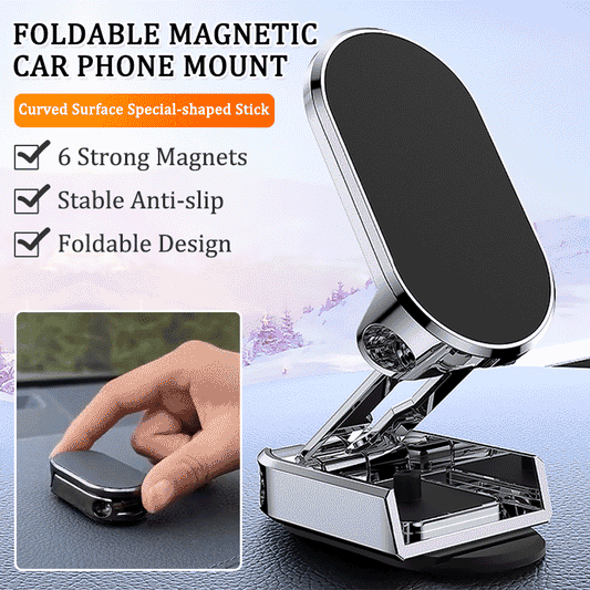 🔥🔥🚗Suport telefon mobil pliabil cu ventuză magnetică, rotativ la 360° 3738318 