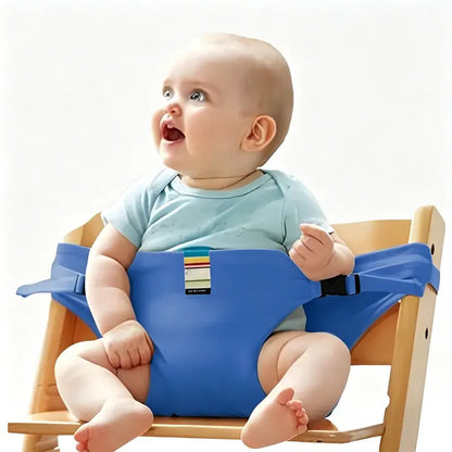 👶 Nepostrádateľný produkt na kŕmenie detí na cestách! Bezpečnostný pás pre prenosnú detskú stoličku, pripravený na použitie jedným kliknutím, s ochranou proti pádu! ✨🎒