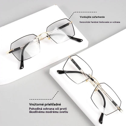 ✨🕶Nové inteligentné fotochromatické okuliare na čítanie pre mužov a ženy, okuliare blokujúce modré svetlo