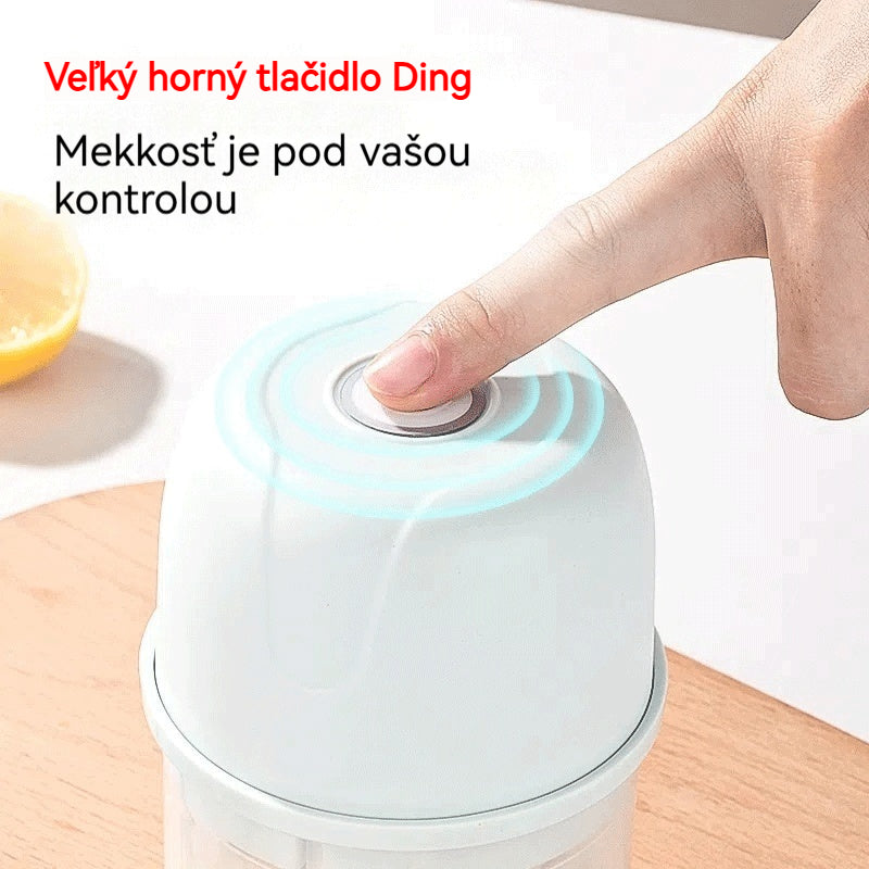 💥 Posledný deň výpredaja! 50 % zľava! ⏰ Predaných viac ako 50 000 kusov! 🎅 Elektrický sekáč na cesnak, mini prenosný sekáč na zeleninu