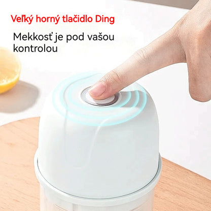💥 Posledný deň výpredaja! 50 % zľava! ⏰ Predaných viac ako 50 000 kusov! 🎅 Elektrický sekáč na cesnak, mini prenosný sekáč na zeleninu