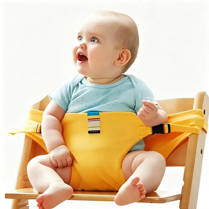 👶 Nepostrádateľný produkt na kŕmenie detí na cestách! Bezpečnostný pás pre prenosnú detskú stoličku, pripravený na použitie jedným kliknutím, s ochranou proti pádu! ✨🎒