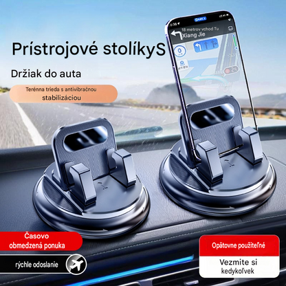 🎯 50% ZĽAVA NA VŠETKO! Otočný držiak na telefón – bezpečné upevnenie na palubnú dosku, guma s vysokou priľnavosťou 🧭🔄 【Zaručená kvalita】