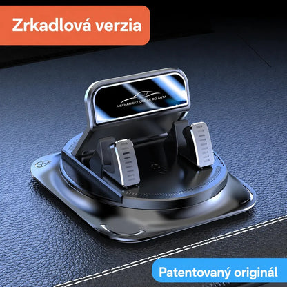 🚗 Držiak na mobil 2 v 1 do auta, otočný o 360° a protišmykový