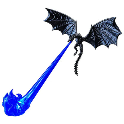 🐉🔥 Lámpara LED de dragón 3D que escupe fuego | Decoración brillante de fantasía para estantería
