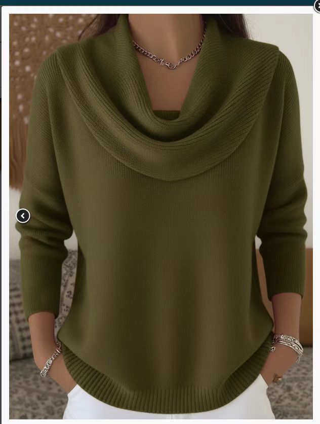 🔥【S-3XL】Nová sezóna jednobarevných svetrů · Měkké a teplé · 50% sleva + rychlé doručení 4164019
