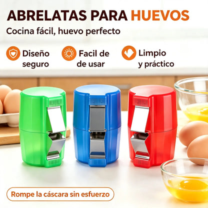 【3 piezas 25 euros】🍳 Rompehuevos rápido: rompe cientos de huevos más rápido y de forma más limpia 🔥
