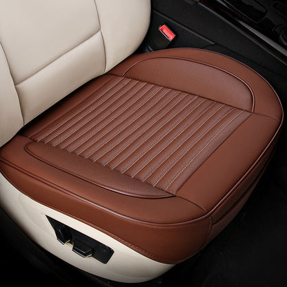 🚗Cojines de asiento de automóvil de cobertura total hechos de cuero natural, resistentes a las manchas, a los rayones y transpirables.