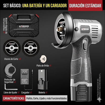🔥【Časovo obmedzená ponuka】🧰 12V mini uhlová brúska s rezným kotúčom
