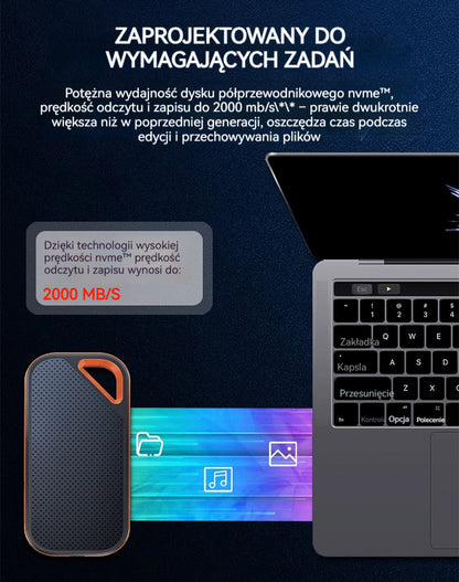 🔥【Ostatni dzień z 50% zniżki】🔥【64TB】Wysokoprędkościowy przenośny dysk półprzewodnikowy