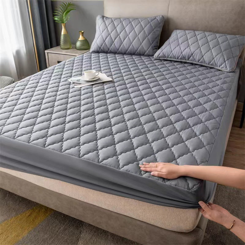 🛏️【150*200cm y 150*200cm】Cubierta de pañal impermeable y a prueba de polvo con relleno de algodón