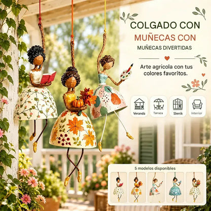 ✨💃🌸Adorno colgante caprichoso de una dama bailarina