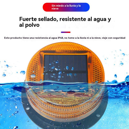 🔥Compra 1 y llévate 1 gratis🔥🚨☀️Linterna solar para coche, linterna impermeable para bloqueo de carreteras, para aparcamiento nocturno.