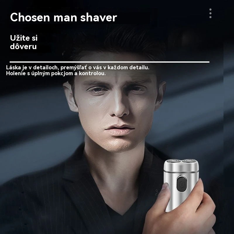 🧡Mini prenosný elektrický holiaci strojček s magnetickými vodotesnými dvojitými čepeľami