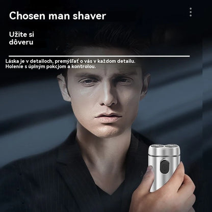 🧡Mini prenosný elektrický holiaci strojček s magnetickými vodotesnými dvojitými čepeľami