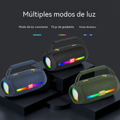 🎒🔊🎵Altavoz Bluetooth portátil de alta potencia y alta calidad para exteriores