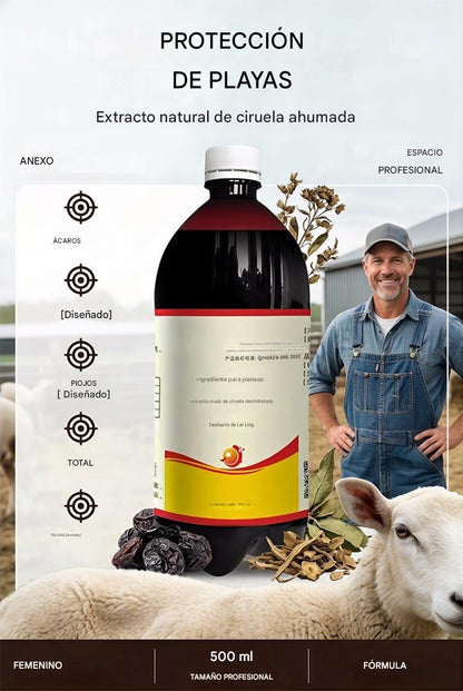 🐕 Acaricida multiusos para el ganado: Puede utilizarse como aditivo alimentario para controlar plagas externas.