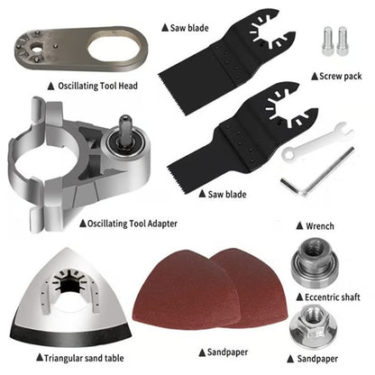 🔥 Oferta 2026 🎁🎁 Conjunto convertidor de amoladora angular, adaptador de cabezal universal, convertidor de amoladora angular de acero al carbono a herramienta múltiple🔥🔥