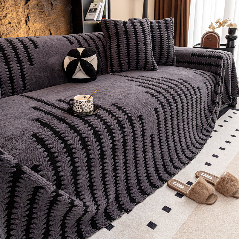🛋️Speciální vánoční nabídka pro ranní ptáčata:🎉 Měkký a protiskluzový plyšový potah na pohovku🍂【180*150 cm】