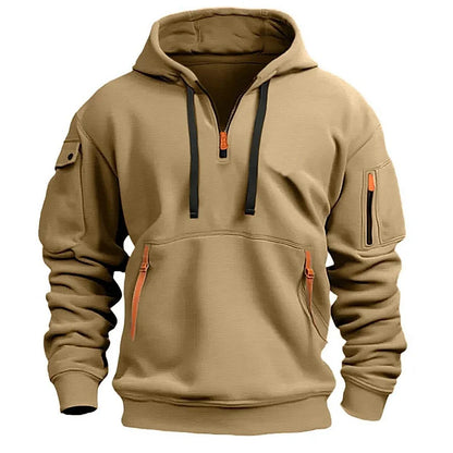 【S-5XL】Pánske mikiny s kapucňou na zips a viacvreckové mikiny   3752467