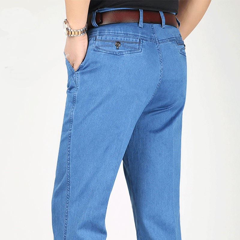 👖 【55-110kg】Nové pánske džínsy s vysokým pásom pre väčšie veľkosti z roku 2026