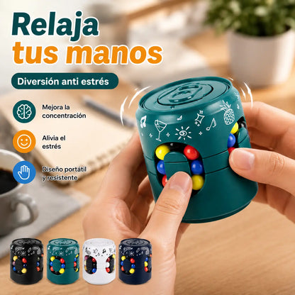 【¡Compra 1 y llévate otro gratis!】Juguetes educativos infantiles: Cubo de Rubik, Spinner antiestrés