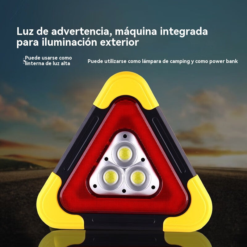 🚗🔥Nuevo producto 2026🔥 Triángulo de emergencia solar tres en uno