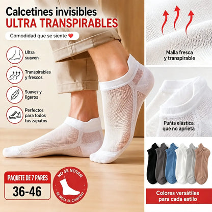 🔥【🔥10 pares 】Calcetines de negocios transpirables, antibacterianos y desodorantes para hombre【36-46】