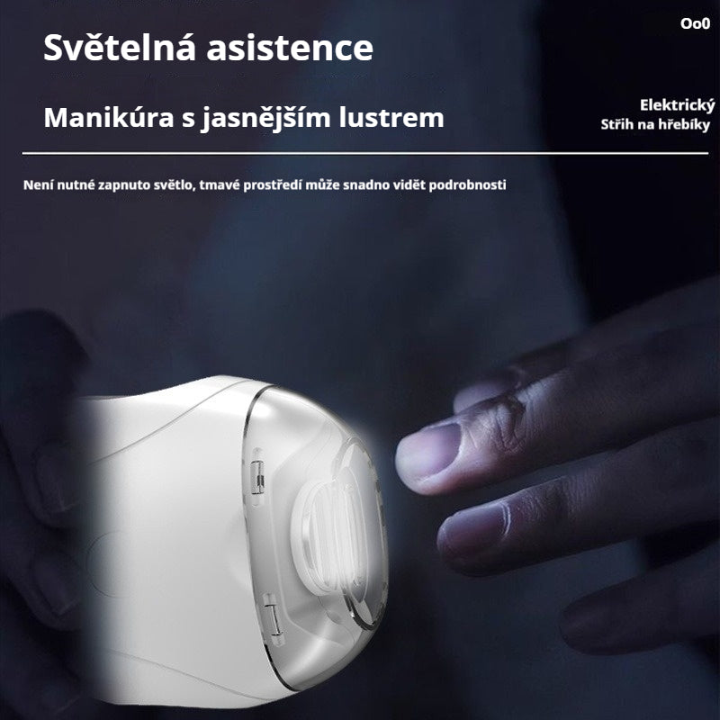 💅 ✨ Nová verze 2026! Automatický pilník na nehty – bezpečná a šetrná péče o nehty 👶🔧