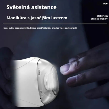 💅 ✨ Nová verze 2026! Automatický pilník na nehty – bezpečná a šetrná péče o nehty 👶🔧
