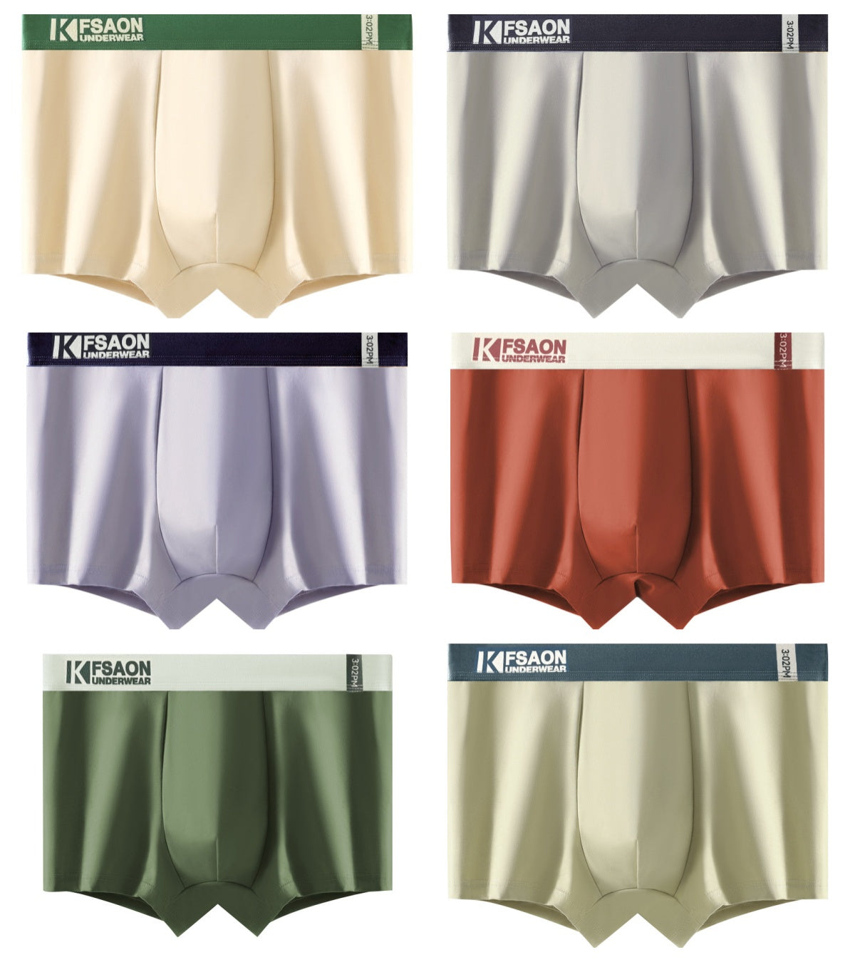 🧊🌟【Compra 3 y llévate 3 gratis】 【L-4XL】Calzoncillos bóxer nuevos de algodón puro para hombre, tallas grandes