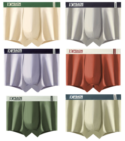 🧊🌟【Compra 3 y llévate 3 gratis】 【L-4XL】Calzoncillos bóxer nuevos de algodón puro para hombre, tallas grandes