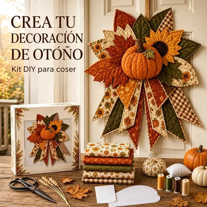 🎇🎄Kit de costura para colgar en la puerta con diseño navideño acolchado (7 diseños)