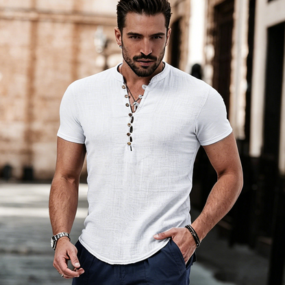 💪-49% OFF【S-3XL】👔Polo deportivo para hombre en tallas grandes, de algodón elástico