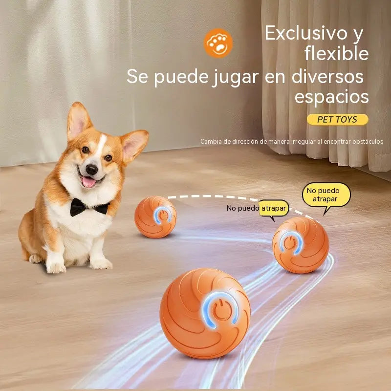 🐶【Compra uno y llévate otro gratis】Pelota interactiva inteligente para mascotas que rebota