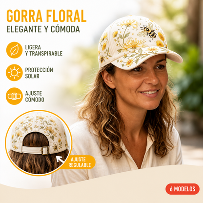 🧢 Gorra de moda de primera calidad con bordado 3D, protección solar y sombreado.